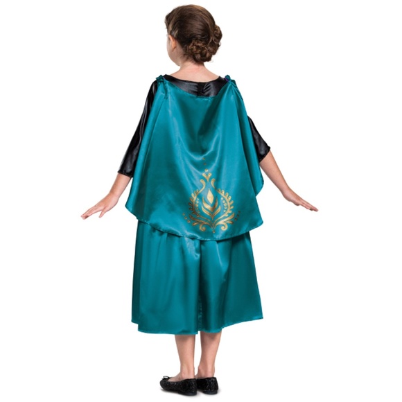 New size 4-6X Queen Anna Disney Frozen 2 Halloween costume with tiara crown - Picture 2 of 10